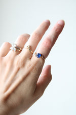 Blue Sapphire 10K Yellow Gold Ring | Size 6