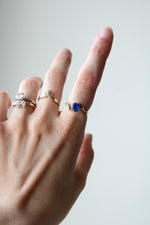 Blue Sapphire 10K Yellow Gold Ring | Size 6