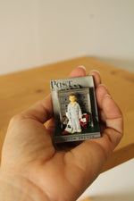Goebel Olszewski Norman Rockwell Miniature Pewter "Bottom Drawer" Figurine