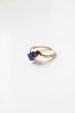 Blue Sapphire 10K Yellow Gold Ring | Size 6