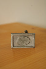 Goebel Olszewski Norman Rockwell Miniature Pewter "Marbles Champion" Figurine