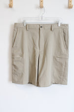 Izod X-Treme Fuction Golf Tan Shorts | 34