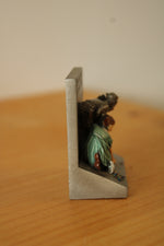 Goebel Olszewski Norman Rockwell Miniature Pewter "Marbles Champion" Figurine