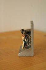 Goebel Olszewski Norman Rockwell Miniature Pewter "Marbles Champion" Figurine