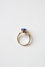 Blue Sapphire 10K Yellow Gold Ring | Size 6