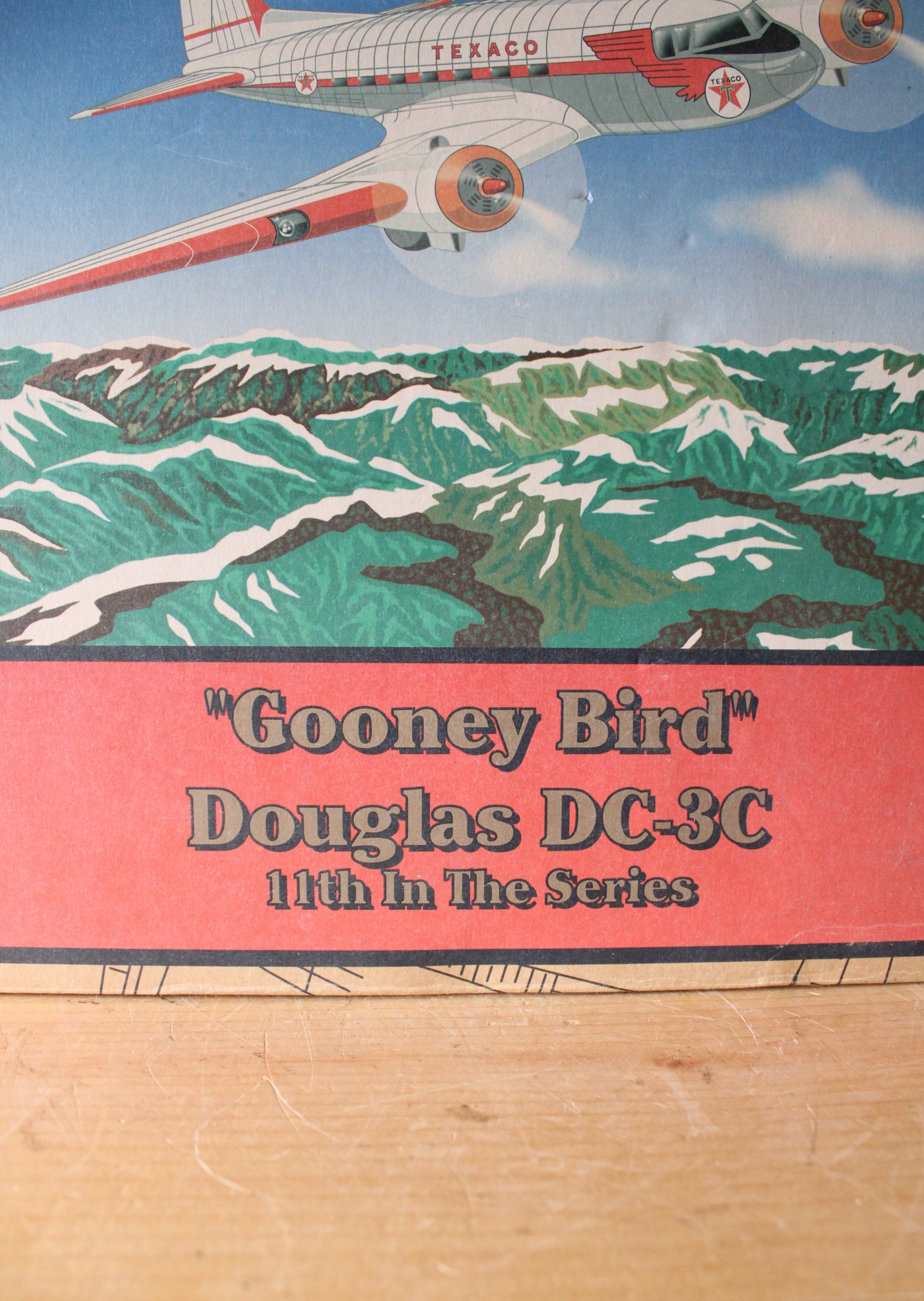 Texaco Wings Of Texaco "Gooney Bird" Douglas DC-3C Diecast Metal Replica Plane