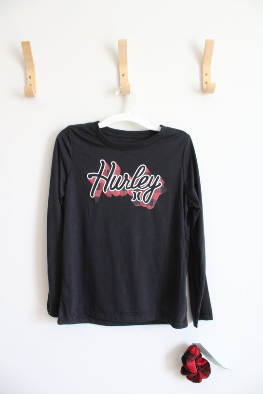 NEW Hurley Black Long Sleeved Shirt | Youth 14