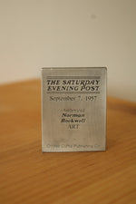 Goebel Olszewski Norman Rockwell Miniature Pewter "Check Up" Figurine