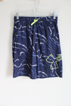 Under Armour Navy Blue Patterned Shorts | Youth XL (16/18)