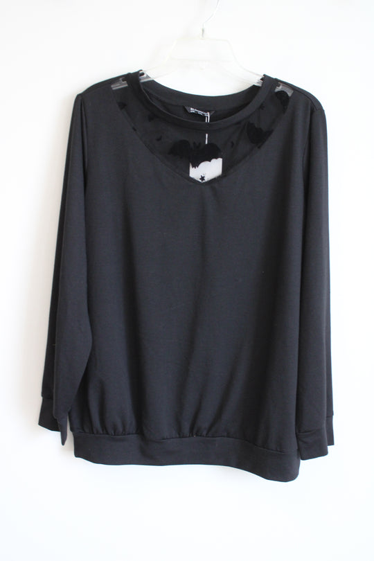 NEW BloomChic Halloween Black Long Sleeved Shirt | 12