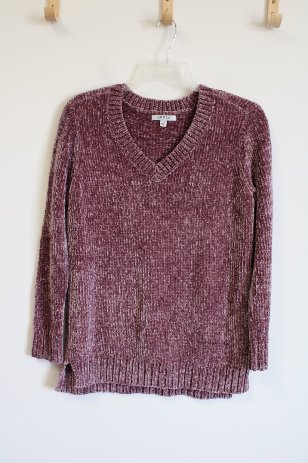 Orvis Dusty Pink Knit Sweater | L