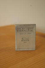 Goebel Olszewski Norman Rockwell Miniature Pewter "Bottom of the Sixth" Figurine