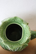 Threshold Stoneware Green Cabbage Teapot Cup & Saucer Set