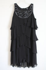 slny black dress Selena Sleek Black Dress – Allie and Me Boutique main image 1