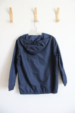Tommy Hilfiger Navy Quarter Zip Windbreaker | Youth M (12/14)