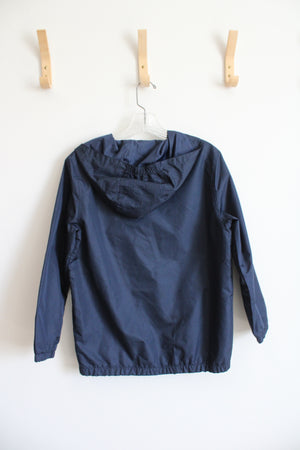 Tommy Hilfiger Navy Quarter Zip Windbreaker | Youth M (12/14)