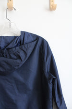 Tommy Hilfiger Navy Quarter Zip Windbreaker | Youth M (12/14)