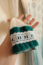 Traditional Teal and White Embroidered Indian Kurta Dress | L