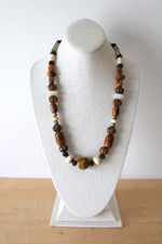 Wooden Beaded Boho Style Necklace