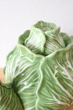 Threshold Stoneware Green Cabbage Teapot Cup & Saucer Set