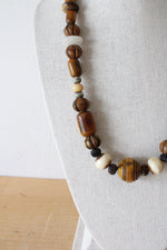 Wooden Beaded Boho Style Necklace