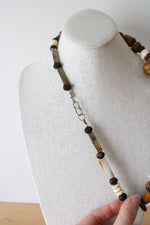Wooden Beaded Boho Style Necklace