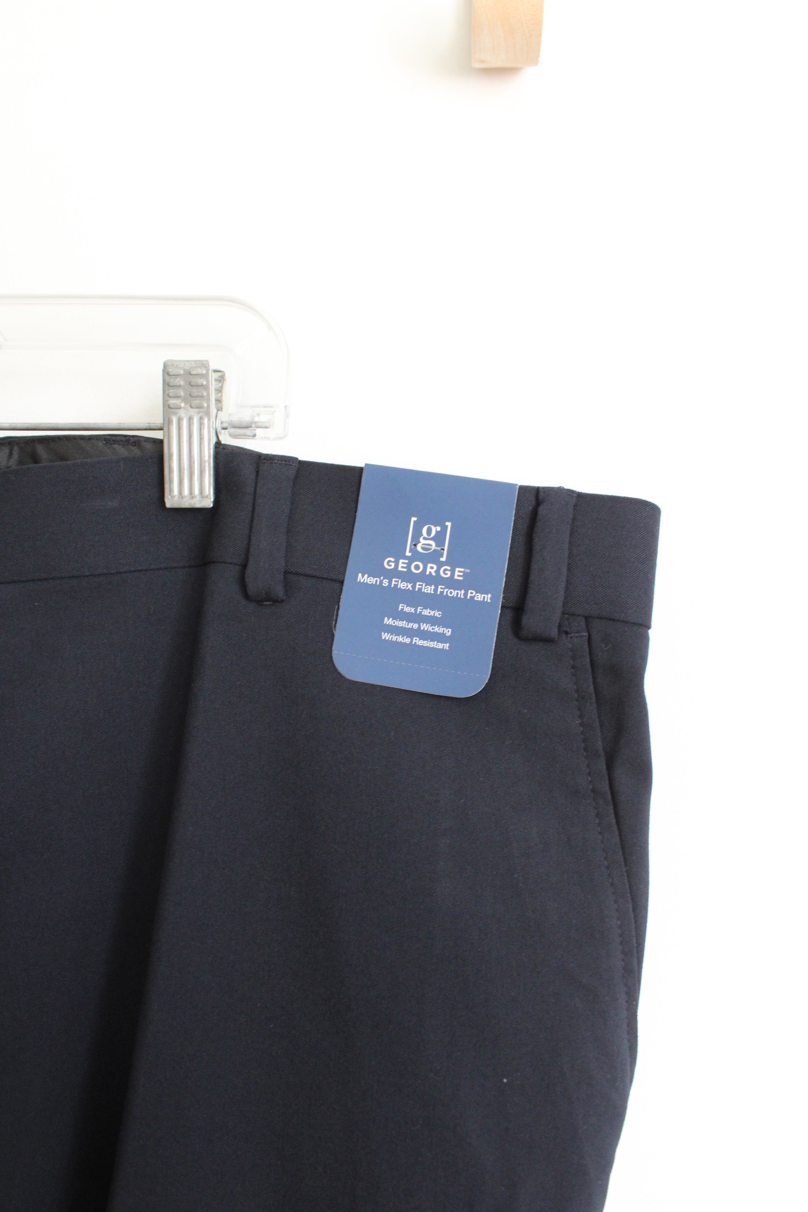 NEW George Flat Front Classic Fit Dress Pants | 46x30 NEW George Flat Front Classic Fit Dress Pants | 46x30