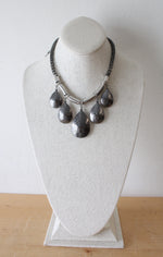 Ann Taylor Pink Crystal Statement Necklace