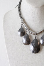 Ann Taylor Pink Crystal Statement Necklace