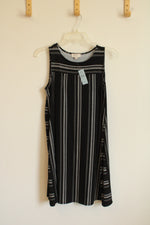 NEW Loft Outlet Black and White Striped Sleeveless Dress | MP