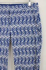 Ann Taylor Carnegie Crop Blue Pant | 4