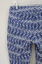Ann Taylor Carnegie Crop Blue Pant | 4
