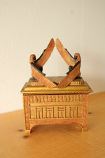 Ark of the Covenant Style Box With Vintage Luxor Casino Coins