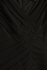 Xscape Black Crisscross Bodice Dress | 12