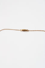 Vintage 10K Pink Ruby Pendant Necklace