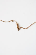 Vintage 10K Pink Ruby Pendant Necklace