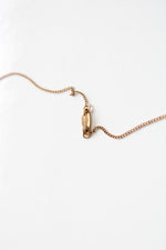 Vintage 10K Pink Ruby Pendant Necklace