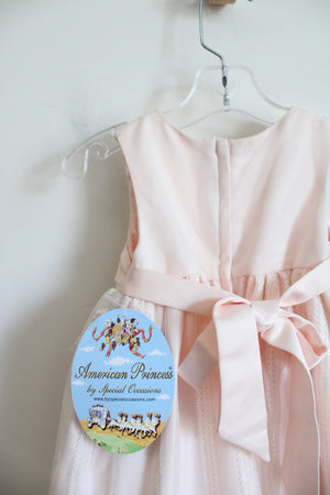 NEW Special Occasions "American Princess" Light Pink Sequined Dress | 18 MO