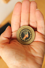 Ark of the Covenant Style Box With Vintage Luxor Casino Coins