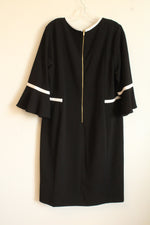 Calvin Klein Black and White 3/4 Sleeve Dress | 18W