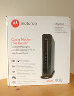 NEW Motorola MG7550 16x4 Cable Modem Plus AC1900 WiFi Router