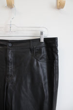 Ann Taylor Black Faux Leather Pants | 10