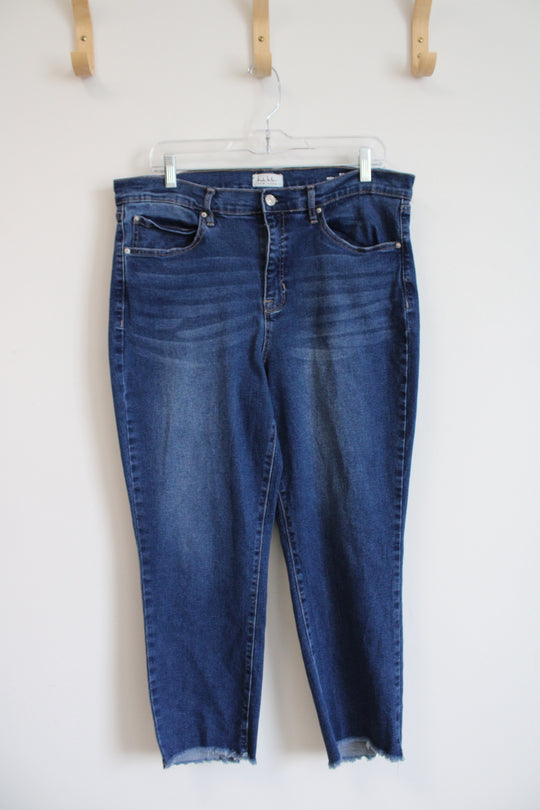 Nicole Miller Soho High Rise Skinny Crop Jeans | 14