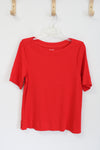 Chico's Red Ultimate Tee | 1 (M)