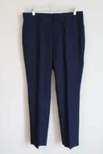 NEW Perry Ellis Dark Navy Blue Slim Fit Pant | 32X32