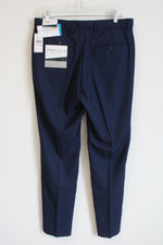 NEW Perry Ellis Dark Navy Blue Slim Fit Pant | 32X32