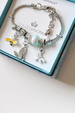Dolce Giavonna Spring Theme Charm Bracelet
