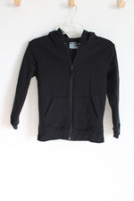 Cat & Jack Black Fleece Lined Hoodie | 8