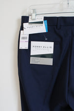 NEW Perry Ellis Dark Navy Blue Slim Fit Pant | 32X32