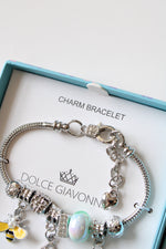 Dolce Giavonna Spring Theme Charm Bracelet